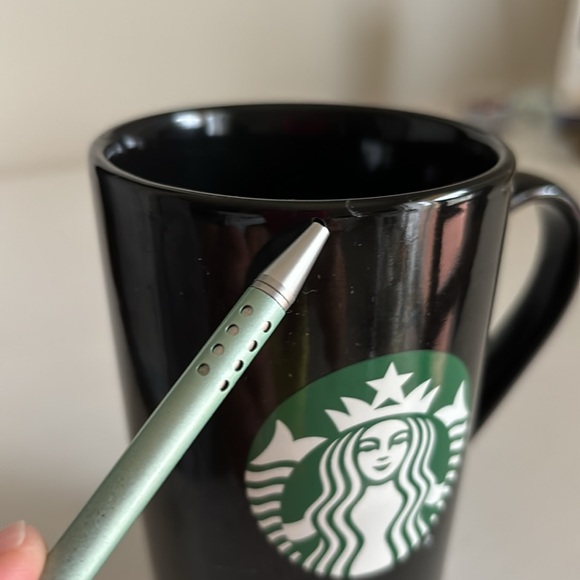 Starbucks Black 2020 Mermaid Logo Ceramic Coffee Mug Tea Cup - Picture 10 of 10